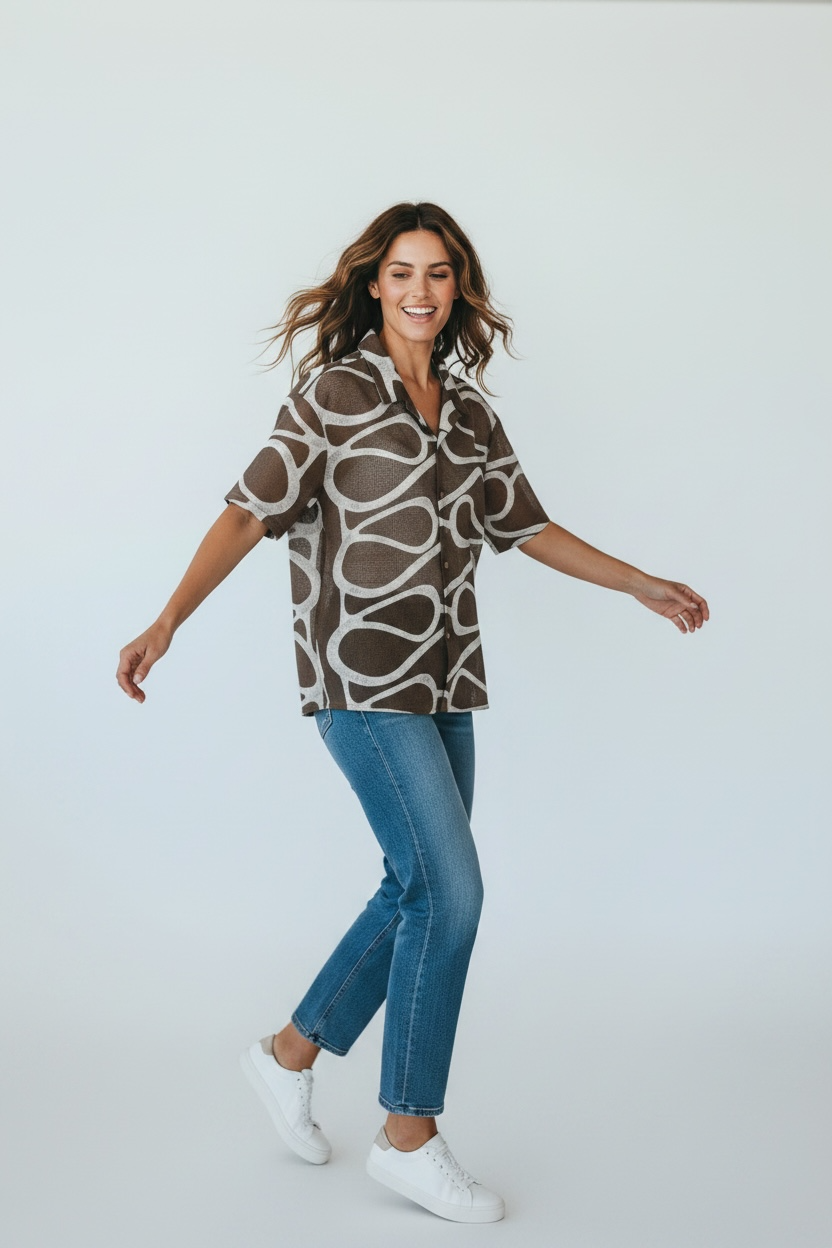 Camicia marrone